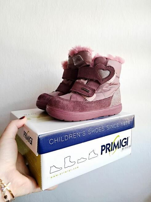 Buty zimowe na rzepy dla dziewczynki