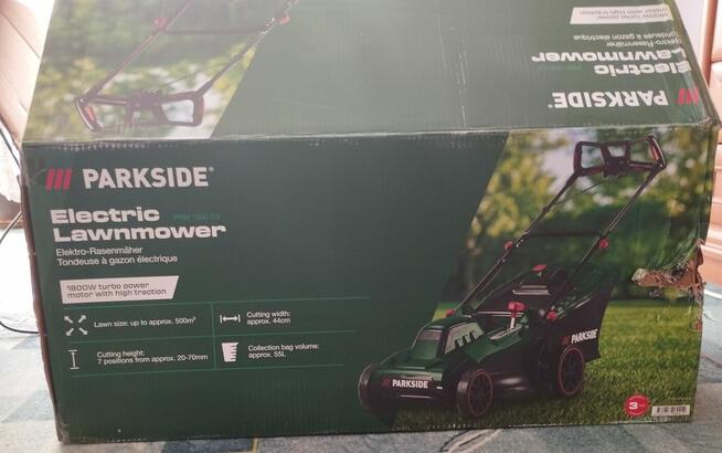 Sprzedam Nowy Kosz Kosiarka Elektryczna PARKSIDE