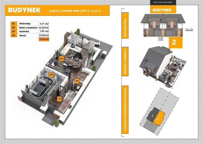 Nowoczesny dom 148 m² | duża działka do 783 m² |