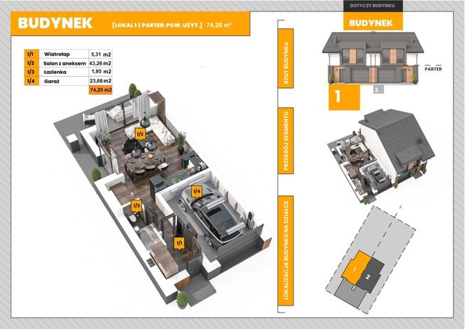 Nowoczesny dom 148 m² | duża działka do 783 m² |
