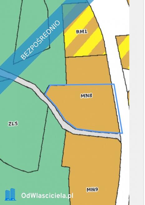 Działka budowlana uzbrojona blisko granicy Koźlice gm . Zgorzelec