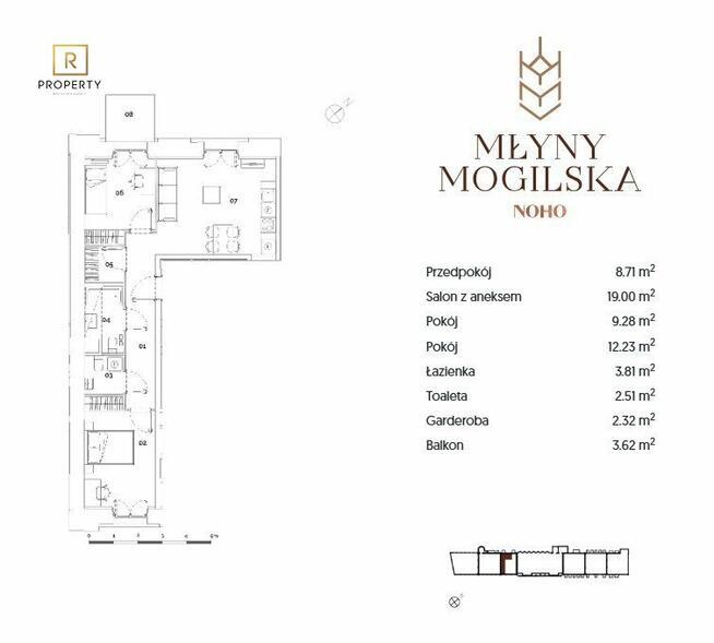 Prestiżowa inwestycja |ul.Mogilska|57,86m2 |3 pok.