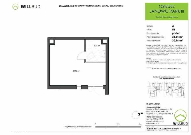 Rumia Janowo, lokal usługowy na nowym osiedlu