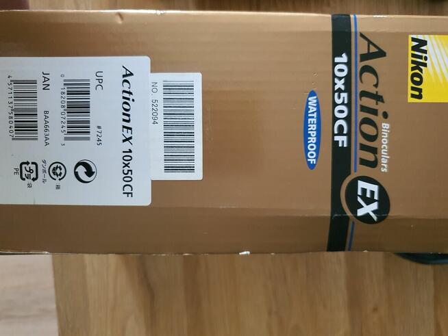 Lornetka Nikon Action EX 10x50 CF Waterproof z Akcesoriami