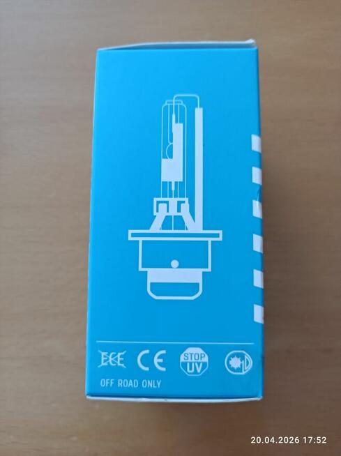 Żarnik xenon D2R temperatura świecenia 6000K