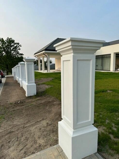 Słupy Dworkowe, Ogrodzenia Betonowe, Kute,Słupki Pałacowe