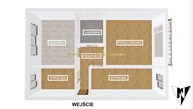 74 m2 w świetnej lokalizacji Pruszcza. 2 piwnice!
