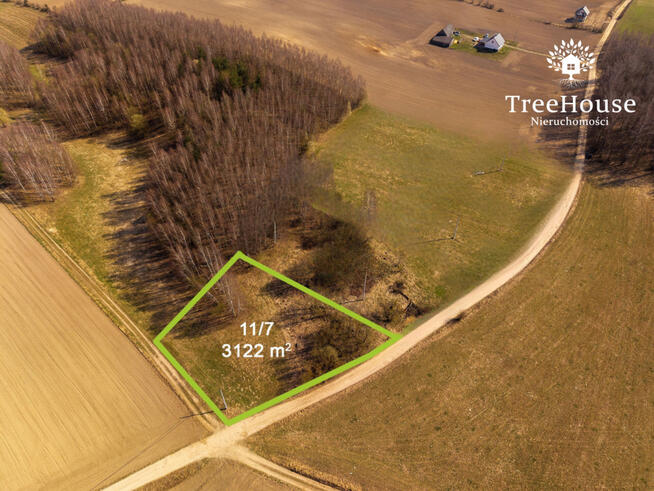 Działka pod dom 3122 m² | Wydane warunki zabudowy