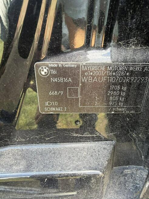 BMW 116 Benzyna 1.6 - 2004r