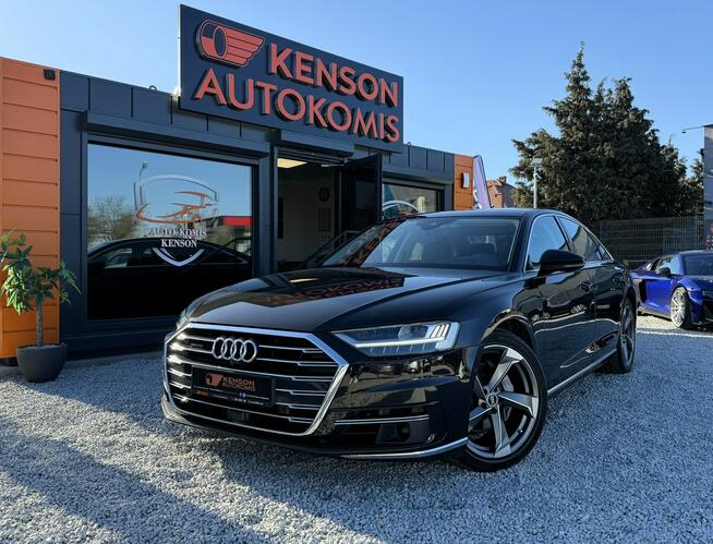 Audi A8 Bezwypadkowy, Kamery 360, Podgrzewane wentylowane fotele, Matrix, LED