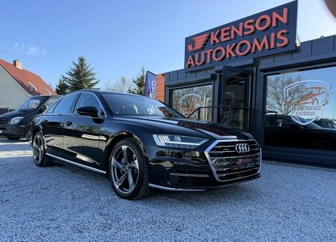 Audi A8 Bezwypadkowy, Kamery 360, Podgrzewane wentylowane fotele, Matrix, LED