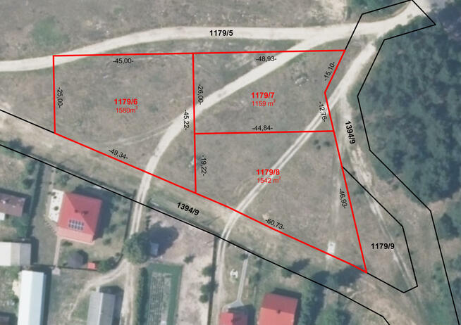 Działka budowlana Płazów gm. Narol
