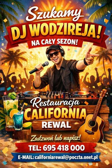 Restauracja nad morzem, w Rewalu zatrudni Dj-a