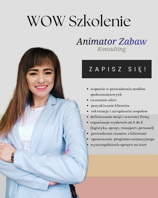 SZKOLENIE- ANIMATOR ZABAW