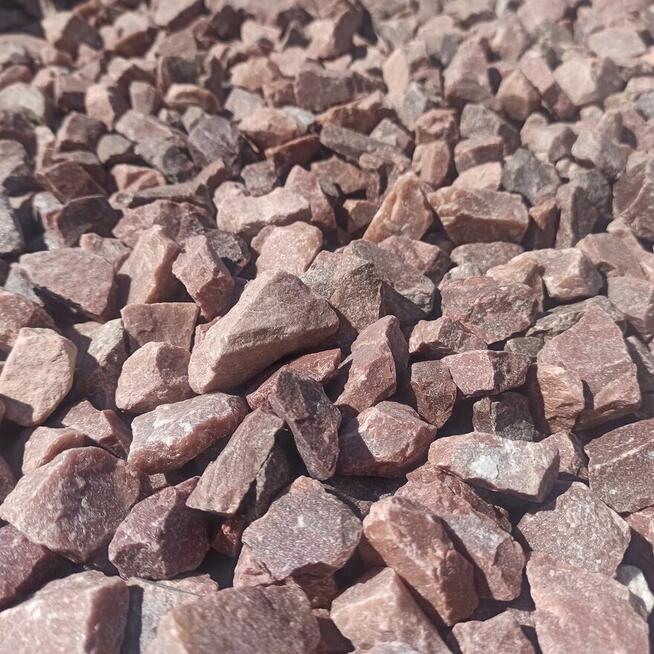 Grys czerwony Kwarcowy kamień czerwony brązowy Thasos Kostka