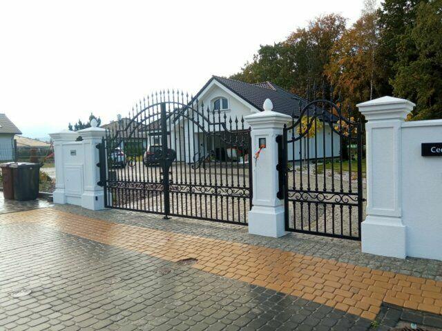 Słupy Dworkowe, Ogrodzenia Betonowe, Kute,Słupki Pałacowe