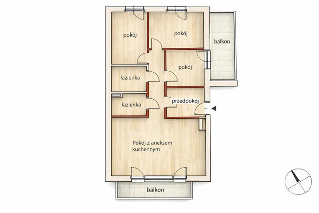 4 pokoje | 87 m² | centrum | projekt w cenie