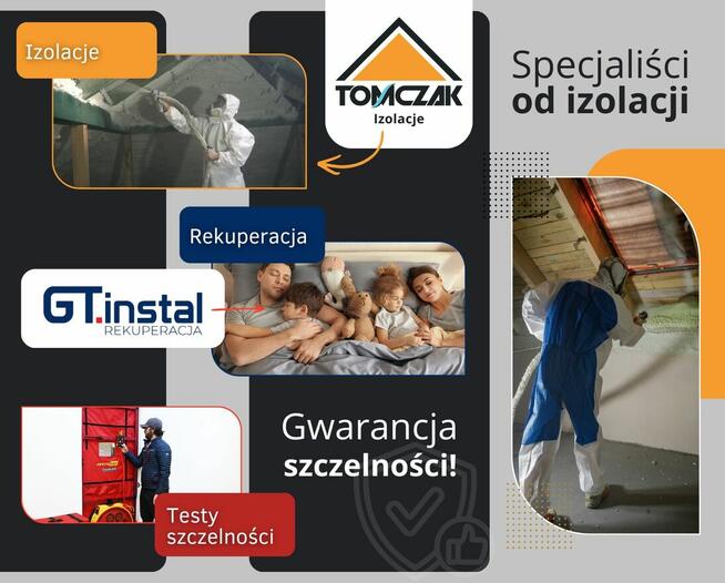 PIANA PUR Warszawa - ocieplenie poddasza TOMCZAK - IZOLACJE