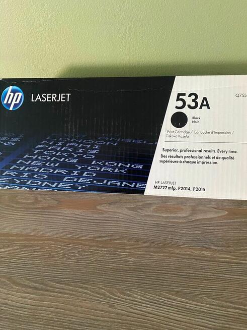 Oryginalny toner HP Laserjet 53a Q7553A drukarki laserowej