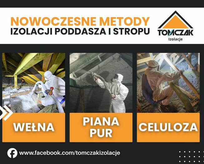 CELULOZA - ocieplenie stropów i naprawy izolacji poddaszy