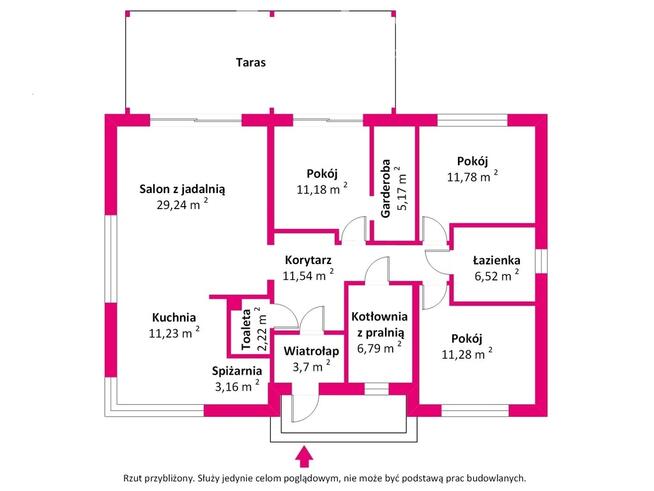 Komfortowy dom parterowy w okolicach Łasku.