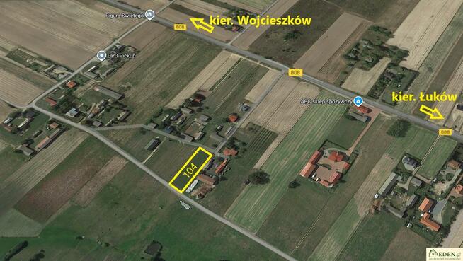 Działka budowlana Helenów gm. Wojcieszków