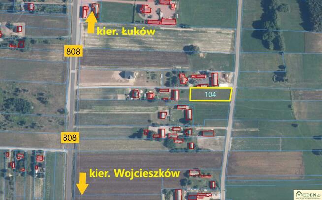 Działka budowlana Helenów gm. Wojcieszków