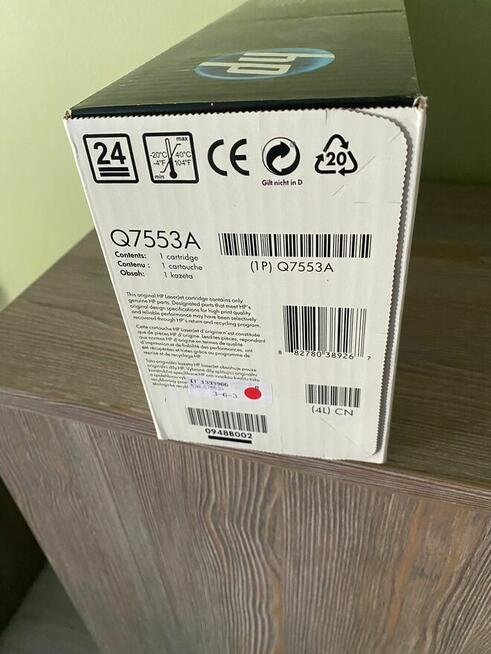 Oryginalny toner HP Laserjet 53a Q7553A drukarki laserowej