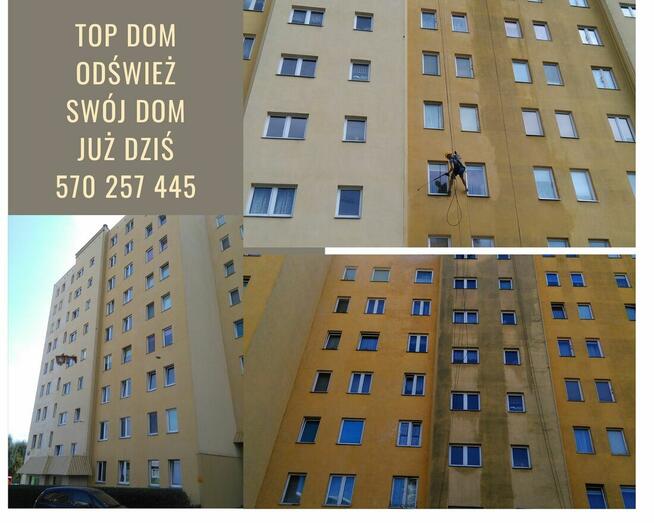 Malowanie elewacji, dachów, podbitki, remont kominów