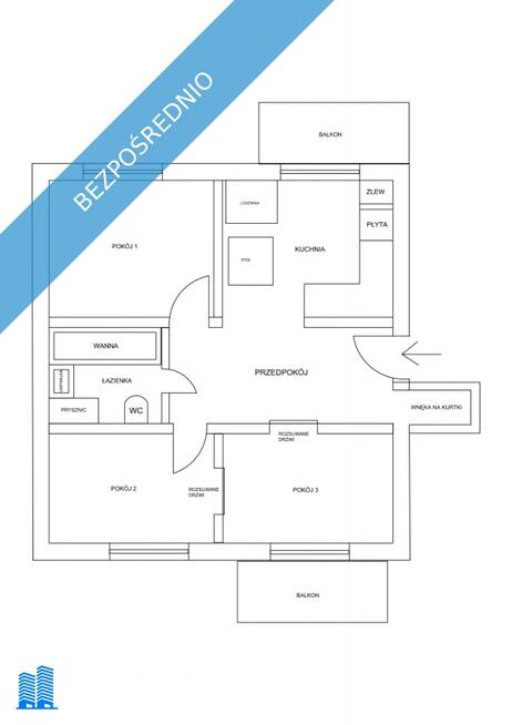 Mieszkanie Salwator - 98m2 - 3 piętro - Po remoncie - CENTRUM