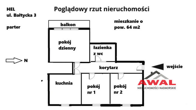 Mieszkanie Hel, Bałtycka