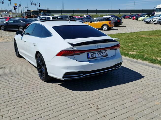 Audi A7 3.0tfsi 340KM Mod.2022 Biała Perła Panorama B&O Matrix Raty Zamiana