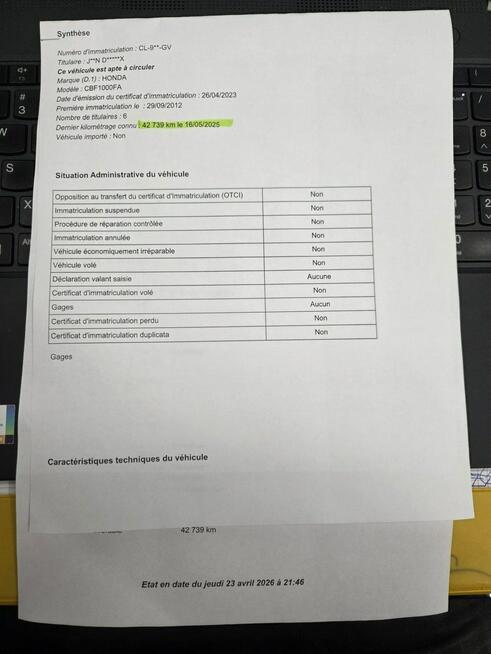 Honda CBF 1000 R 2012 Mega Zadbana ABS Raty Transport Największy Wybór w PL