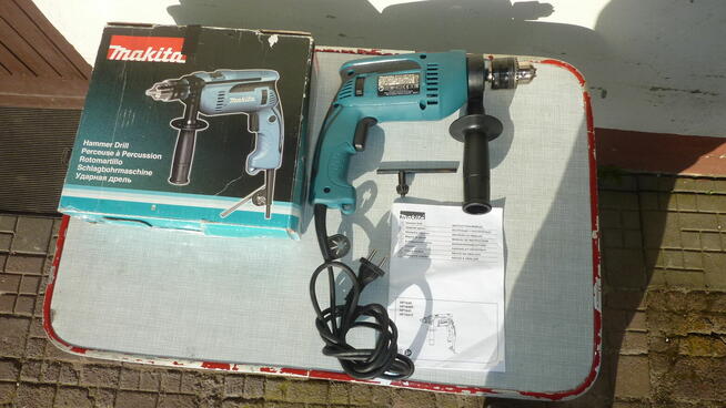 Wiertarka udarowa Makita HP1640,680Wat,16mm.Nieużywana (nowa