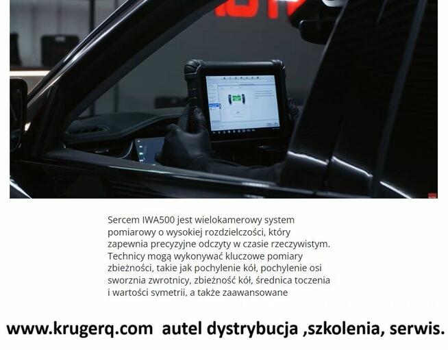 Autel IWA500 MaxiAlign 3D - Geometria Krugerq wyposażenie