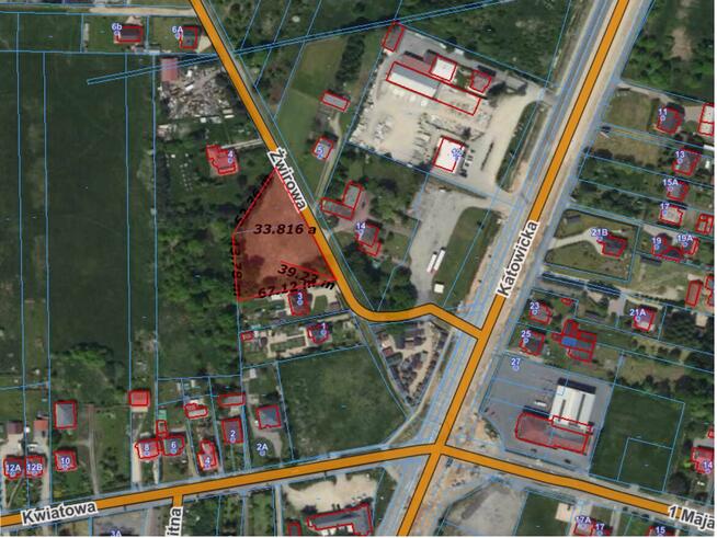 Działka budowlana - Poczesna , Kolonia Poczesna ul. Żwirowa