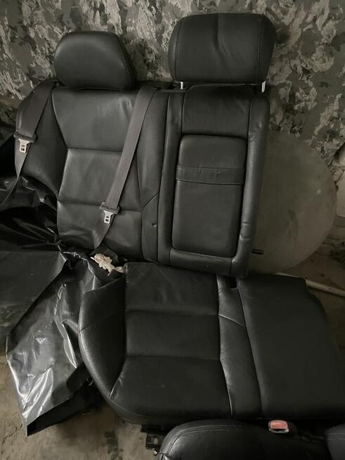 Fotele siedzenia Volvo V70 czarne skóry