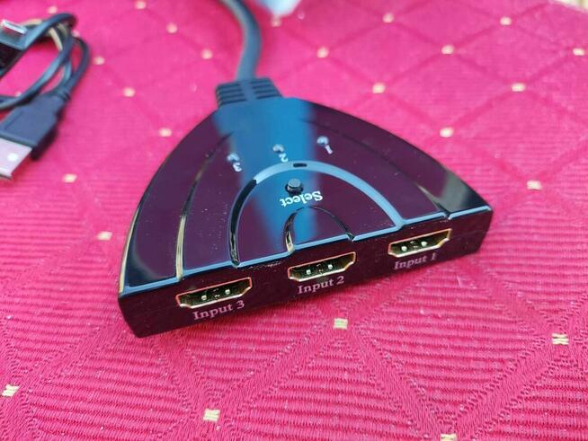 Rozdzielacz Rozgałęźnik Switch HDMI Przełącznik splitter TV