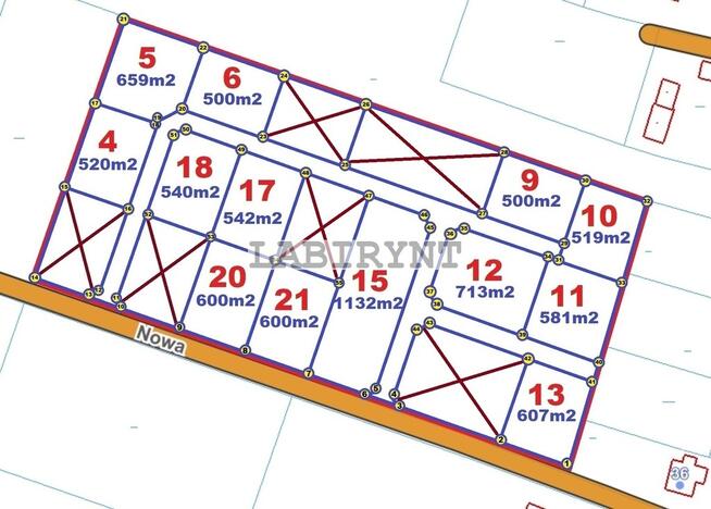 Budowlana, 607m2, 23x28, z planem miejscowym