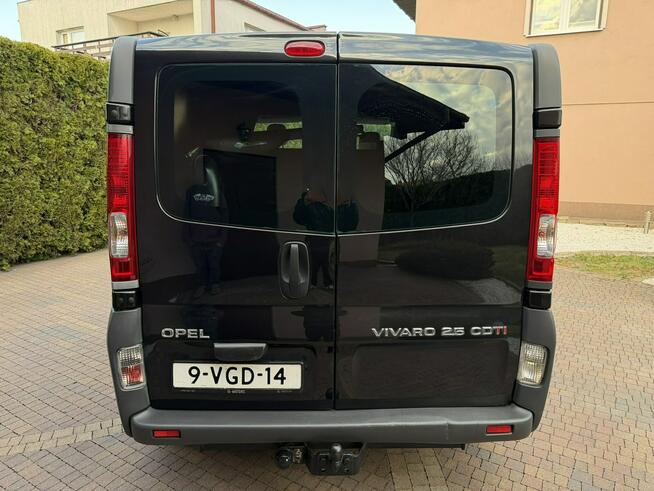 Opel Vivaro 2.5CDTI Automat Long Dubel Dźwig Żuraw L2H1 Klima Navi Hak