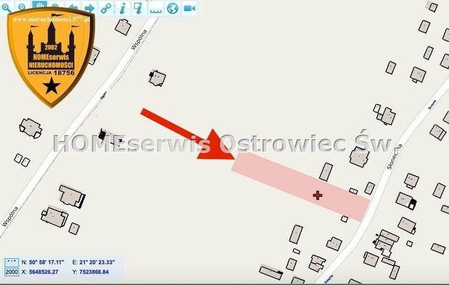 Działka budowlana Kunów Wymysłów
