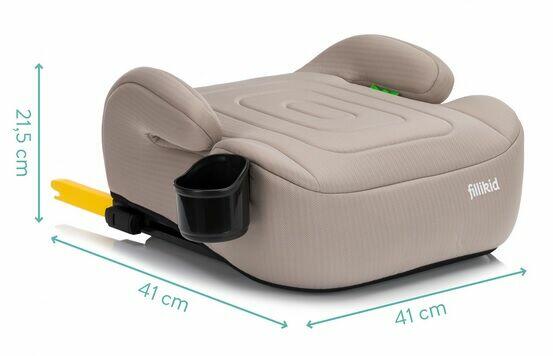 Fotelik Samochodowy siedzisko i-Size 125-150cm ISOFIX Beige