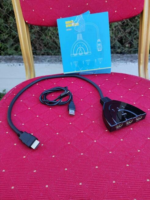 Rozdzielacz Rozgałęźnik Switch HDMI Przełącznik splitter TV