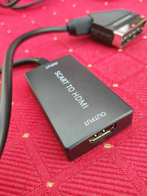 Konwerter Adapter Przejściówka Euro Scart HDMI Playstation