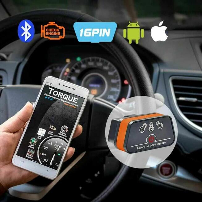 Vgate iCar2 BT4.0 4.0 INTERFEJS DIAGNOSTYCZNY OBD2