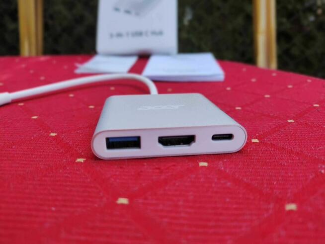 Adapter HUB USBC HDMI USB3.0 przejściówka rozdzielacz