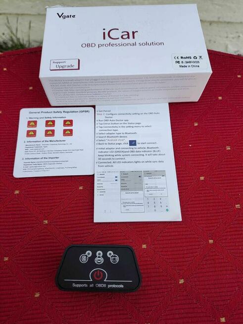 Vgate iCar2 BT4.0 4.0 INTERFEJS DIAGNOSTYCZNY OBD2