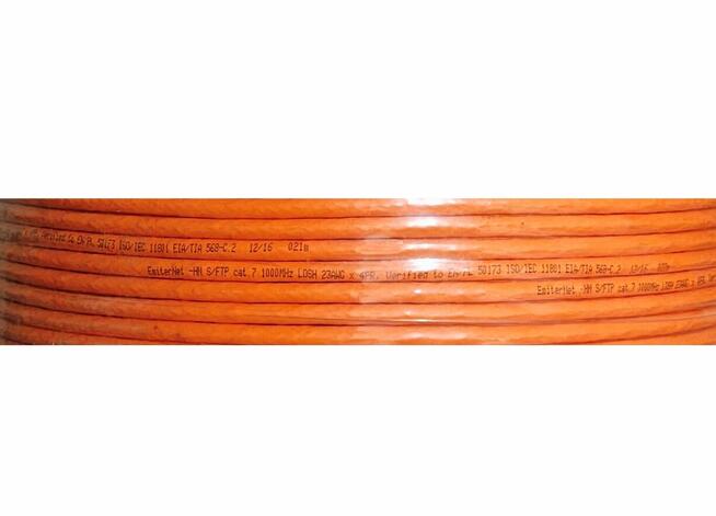 Kabel S/FTP Cat.7 Kat. 7 EmiterNet 1000MHz LSOH | Szpula ok.