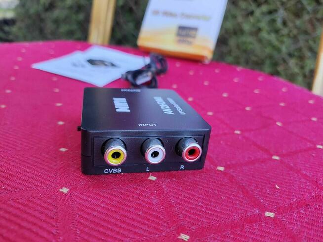 Adapter Przejściówka splitter HDMI Chinch RCA Konwerter