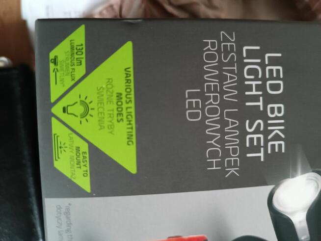 Lampki rowerowe 130 lm USB